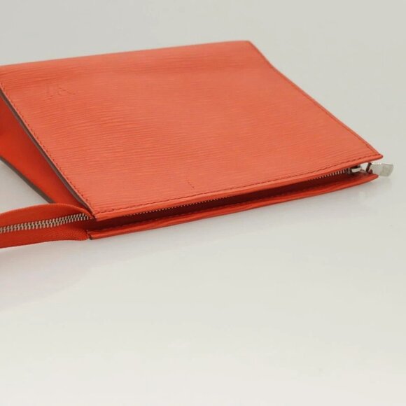 LOUIS VUITTON Epi Posh Toilet Pouch Orange Pimon - Picture 5 of 14